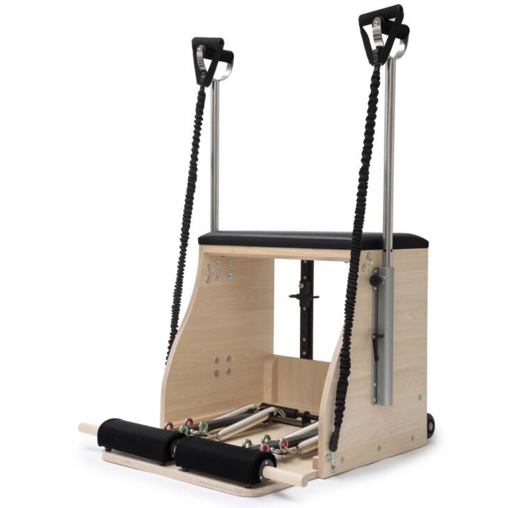 Wood Pilates Chair ELITE (Combo Chair) with Handles - Image 4