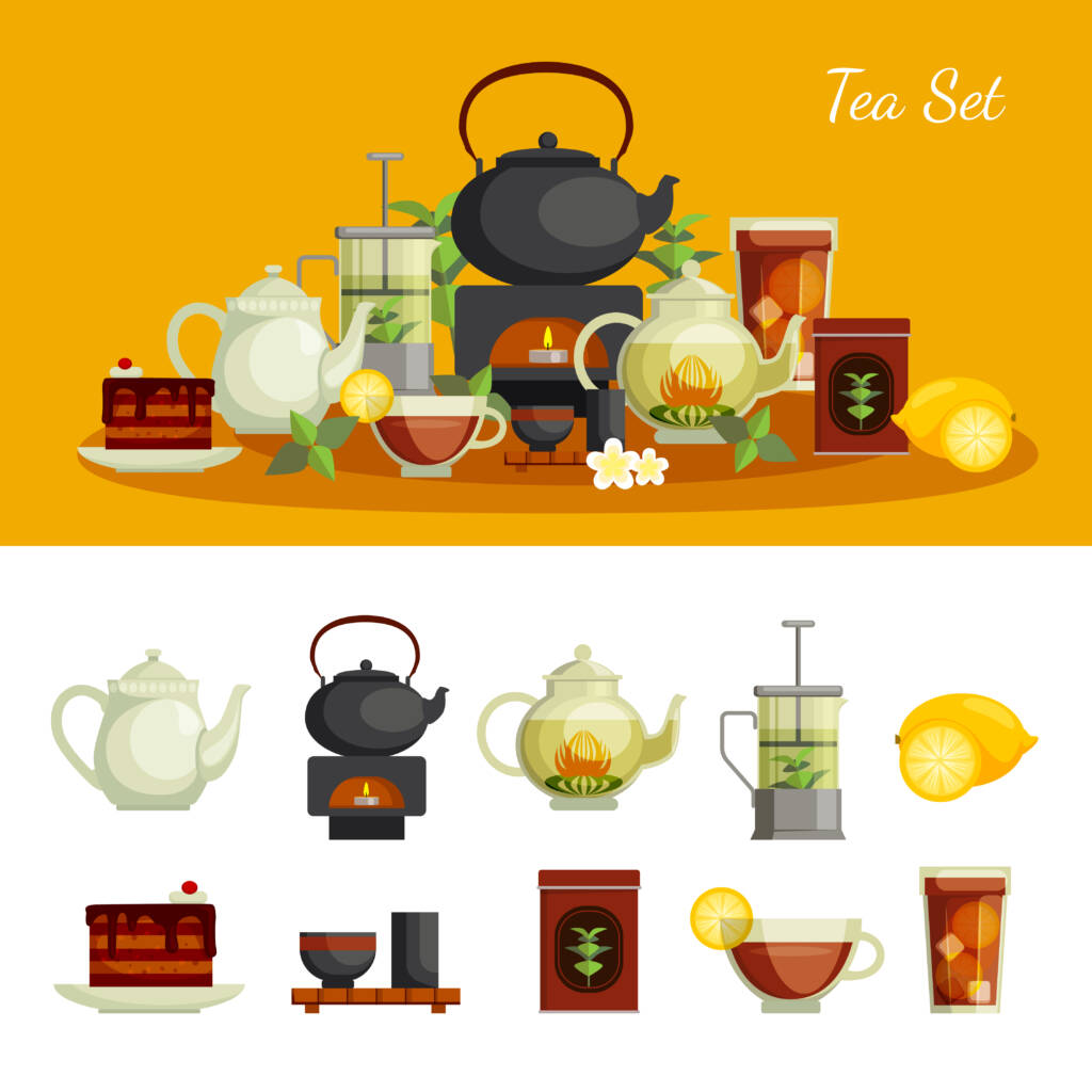 Variations on a tea set