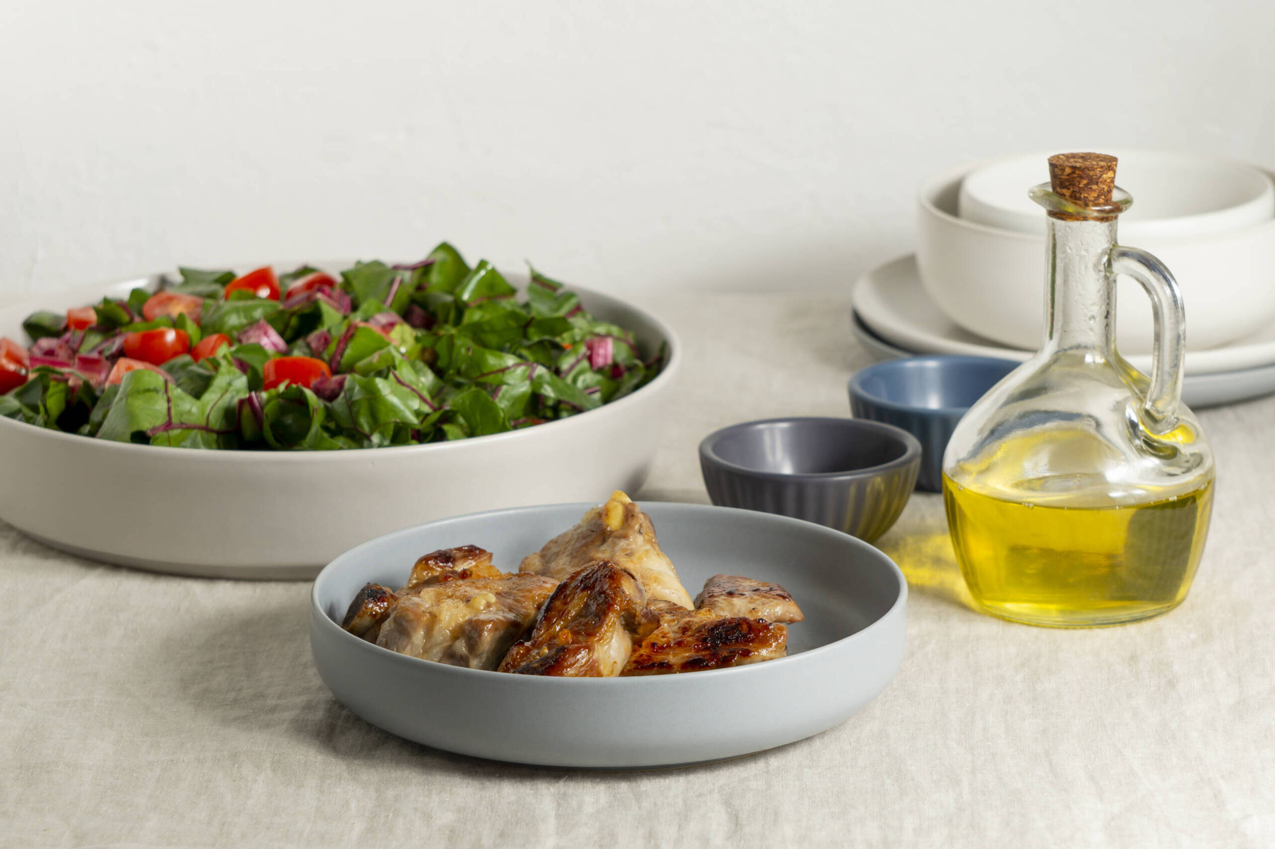 A healthy diet is one that balances proteins with fruits & vegetables