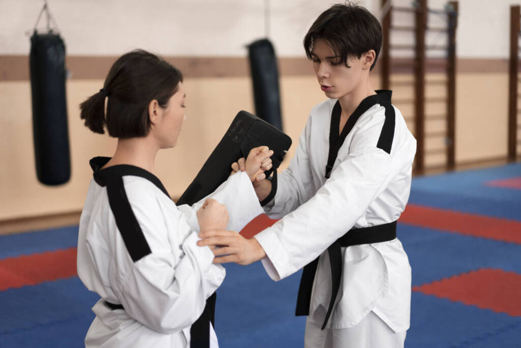 Tae kwon do instruction