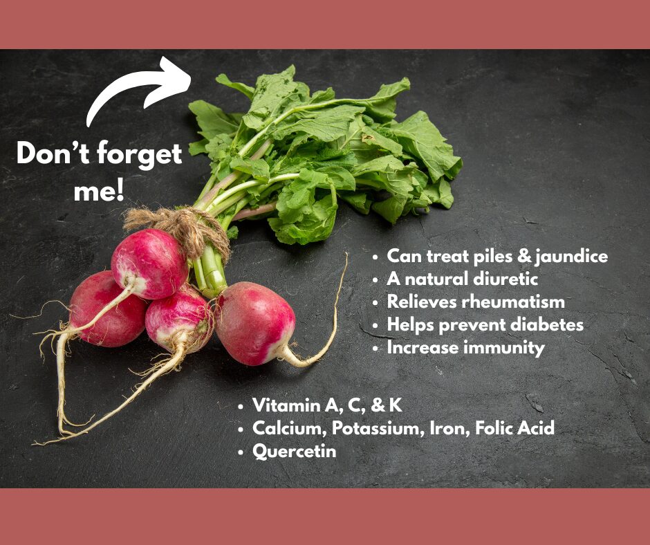 Radish leaves, often overlooked, are a nutritional powerhouse