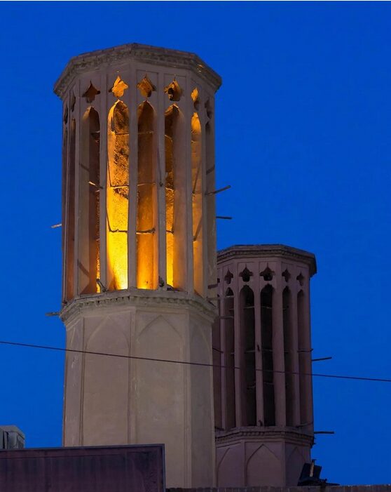 Wind tower in persia - modern